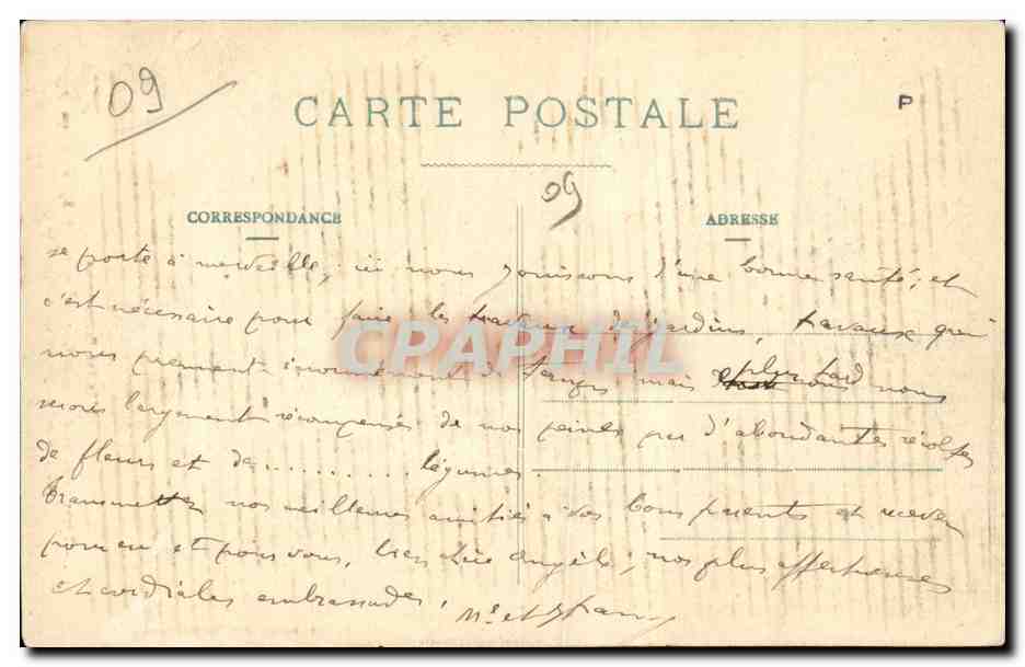 CPA Ariege Types de Bethmalais pres Castillon et pres la station thermale de Pontaut d'Ayer les eaux (folklore costume) — Verso