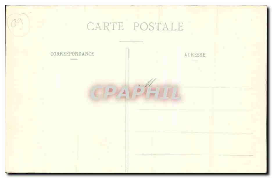 Mille Nougne, à BETHMALE (Ariège) — jeune femme en costume traditionnel — éditeur non identifié, n° 2 — Verso