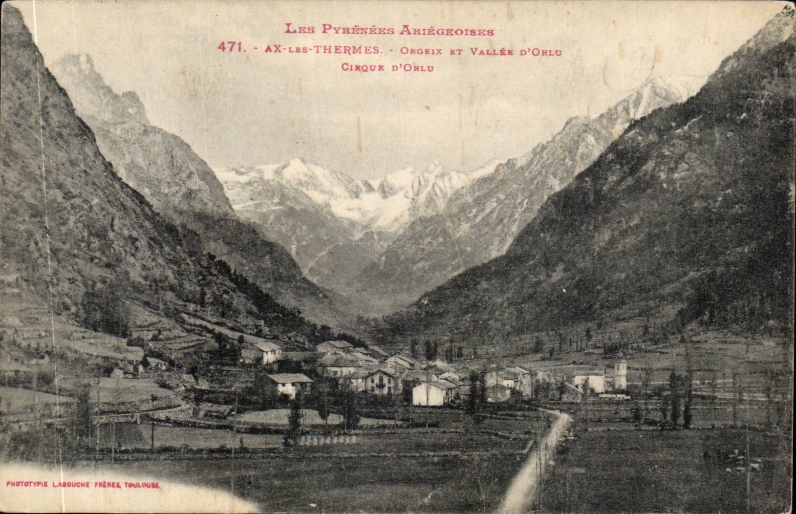 Ax les Thermes CPA Orgeix et vallee d'Orlu Cirque d'orlu