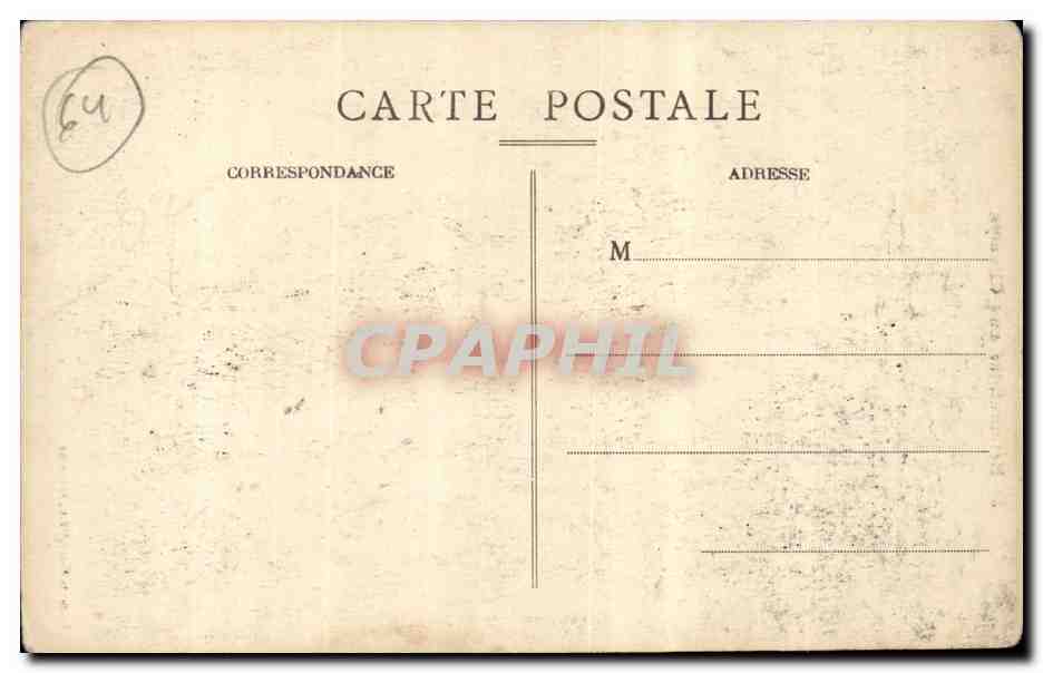 Ariege CPA Bethmalaise aux champs (folklore costume) — Verso