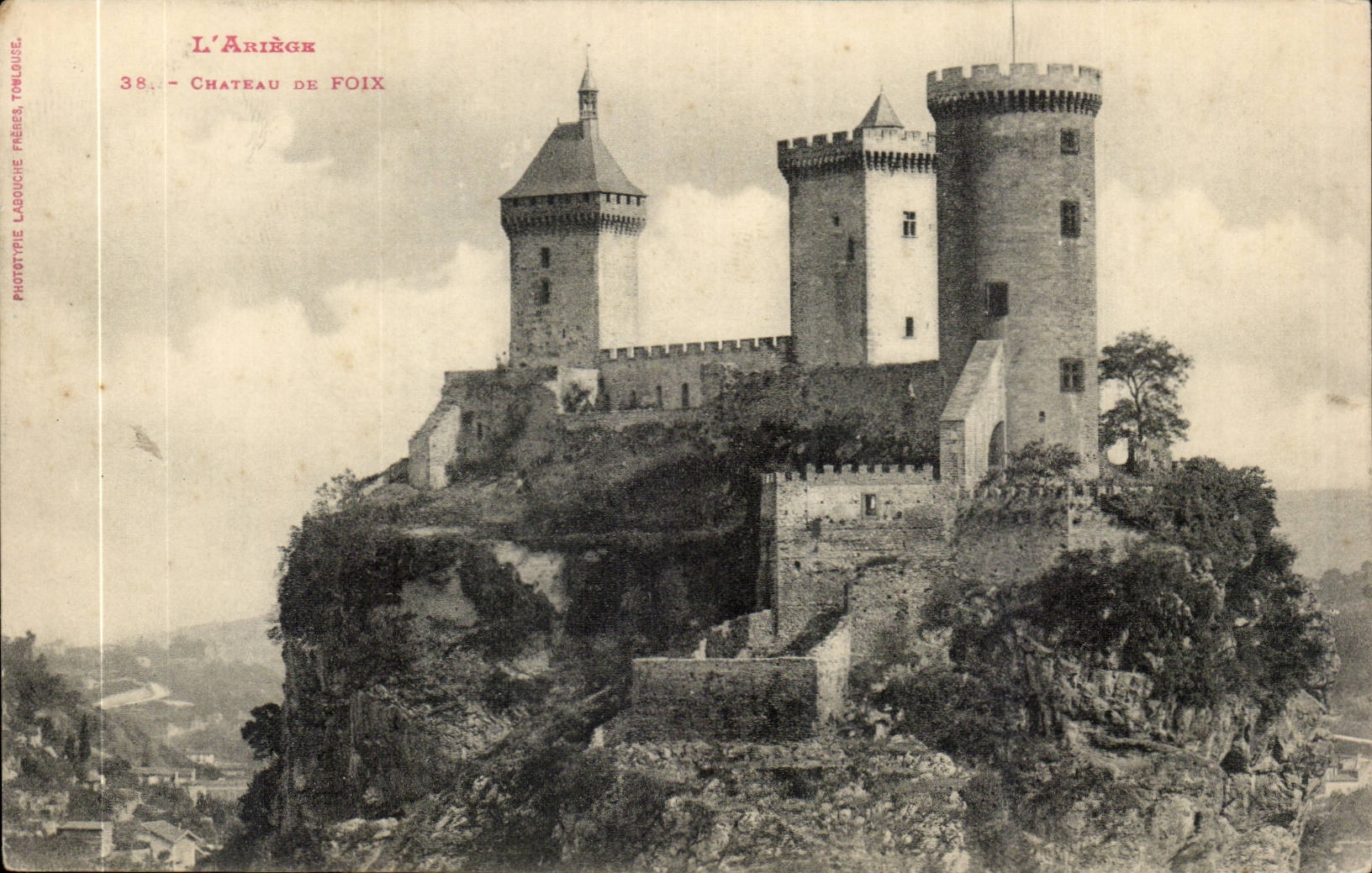 Château de Foix — L'Ariège — Phototypie Labriche Frères Toulouse, n°38