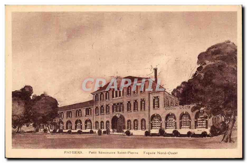 Pamiers CPA Petit seminaire Saint Pierre Facade Nord Ouest