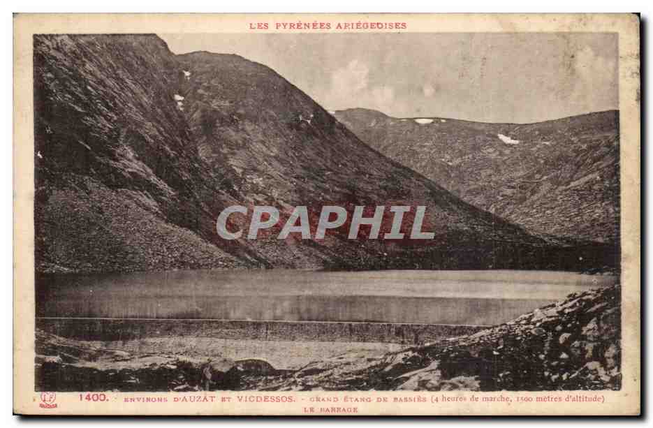 Grand Étang de Bassiès — Les Pyrénées Ariégeoises — Phototypie Labouche-Réti - Toulouse