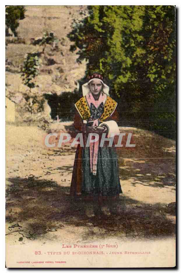 Jeune Berthmalaise — Types du St-Gironnais (3e Série) — Nostotype, Launay & Tinel