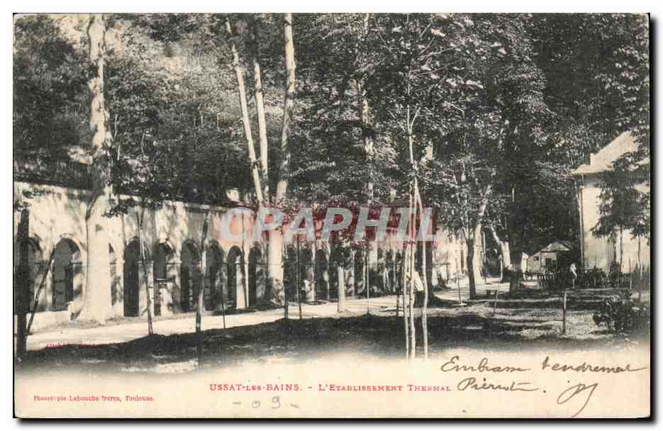 Ussat les Bains CPA Etablissement thermal