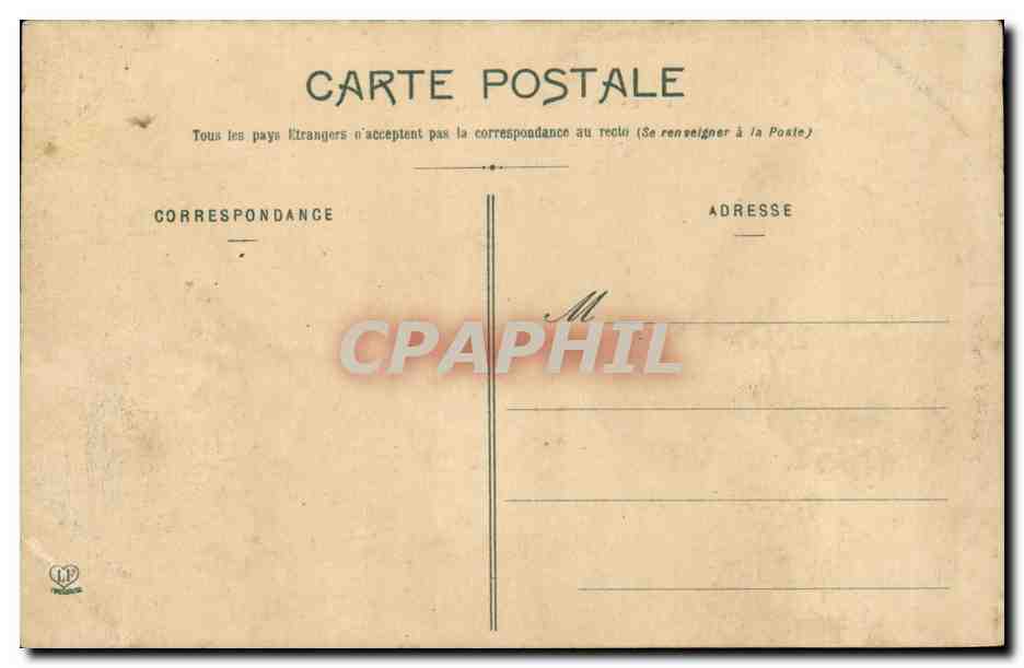Ussat les Bains CPA Vue sur la gare — Rückseite