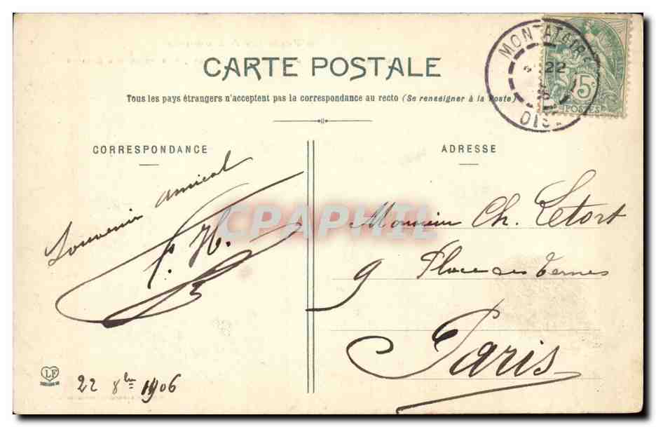Ussat les Bains CPA VAllee de l'Ariege a Ornolac vue prise de l'eglise — Rückseite