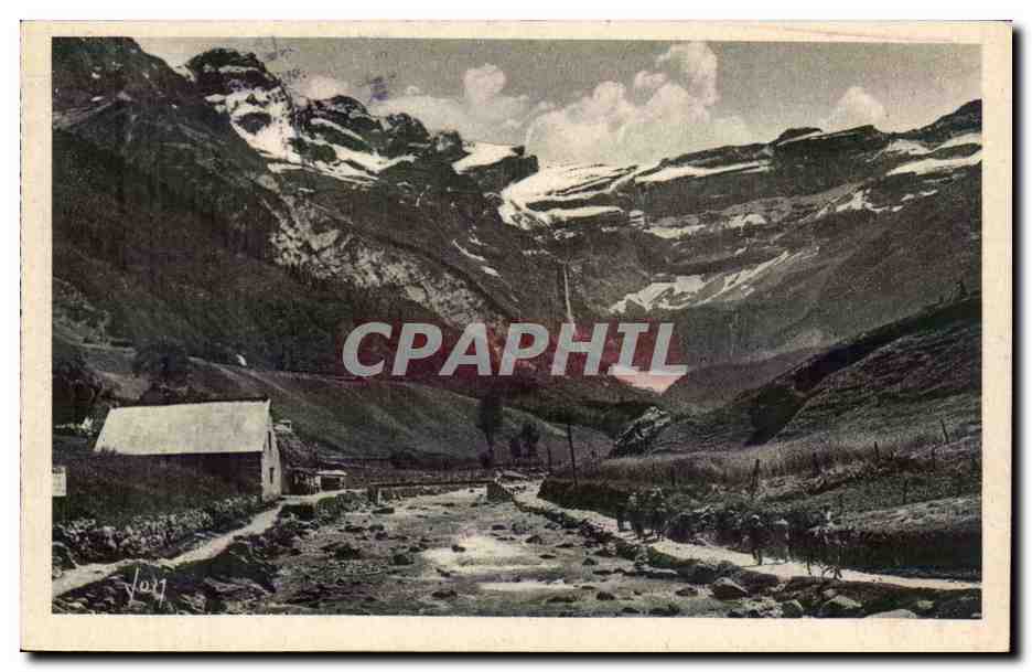 Gavarnie CPA Le cirque et le Gave