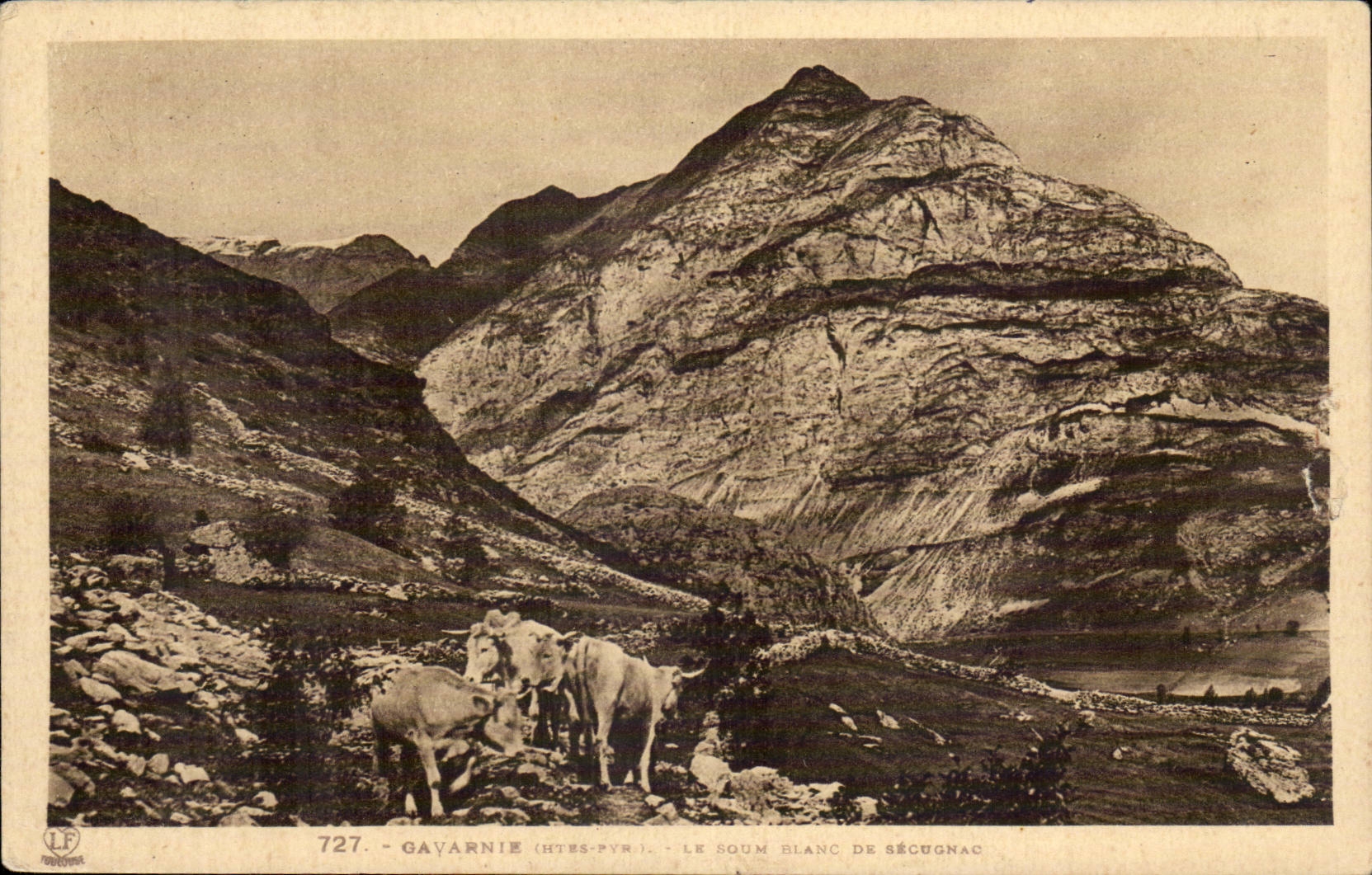 Gavarnie CPA Le soum blanc de Secugnac
