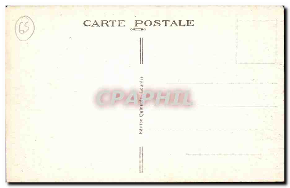 Route de LUZ à GAVARNIE — Le petit Chaos et le Gave — Reverso
