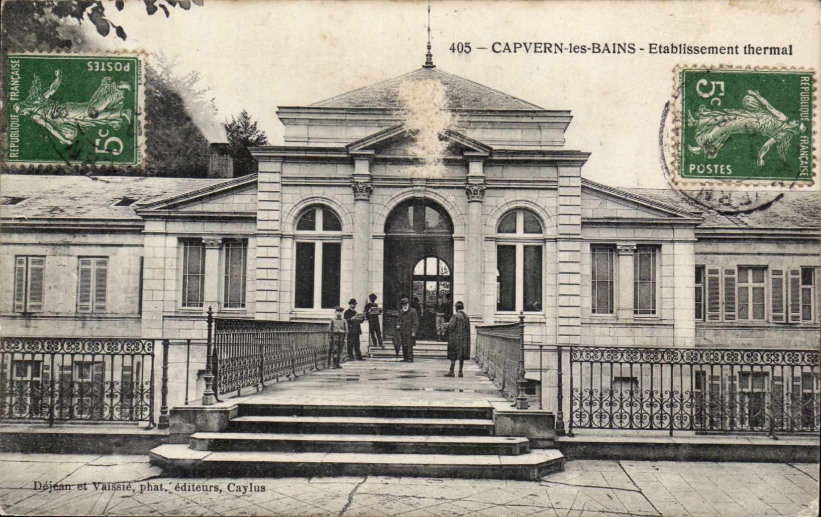 Capvern-les-Bains — Établissement thermal — Déjean et Vaissié, phot. éditeurs, Caylus