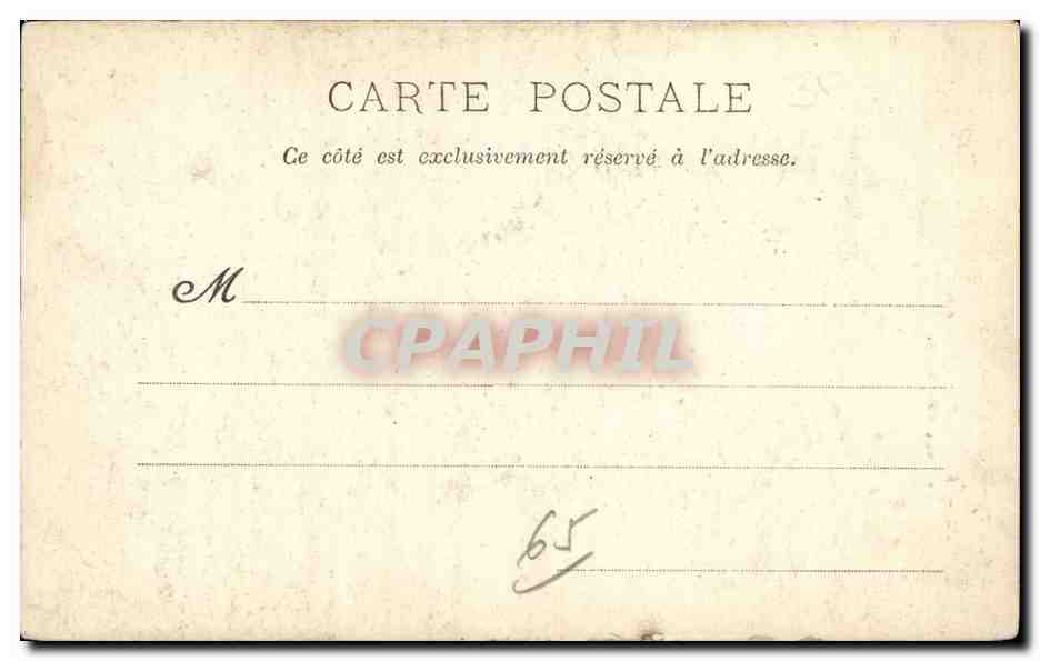 CAuterets CPA Le pont d'Espagne — Verso
