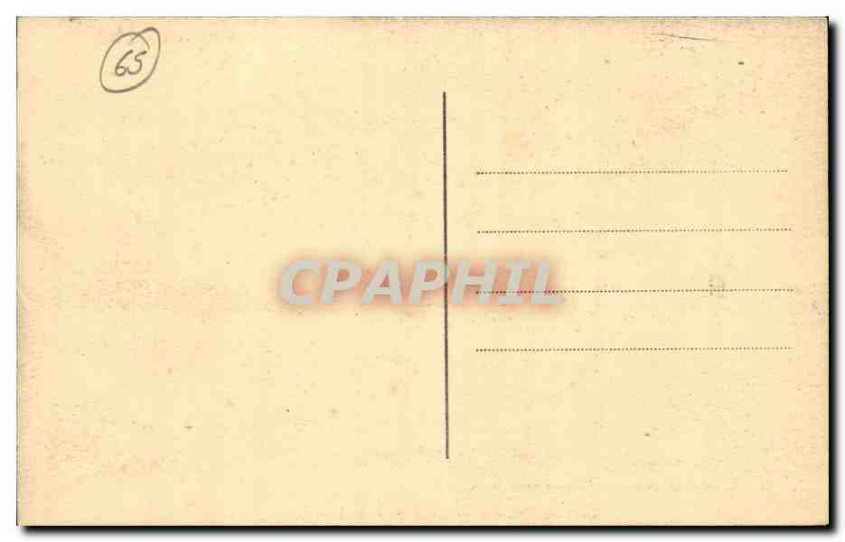 Capvern — Plaats van de Post — Edit. G. Barthès, Nieuwe Galerijen van Capvern — Achterkant