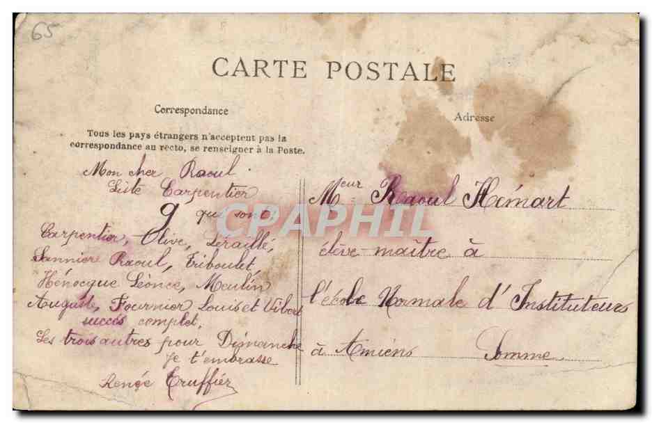 Vallée de Gédre — Vues Stéréoscopiques Julien Damoy, Série N° 11 — Reverso