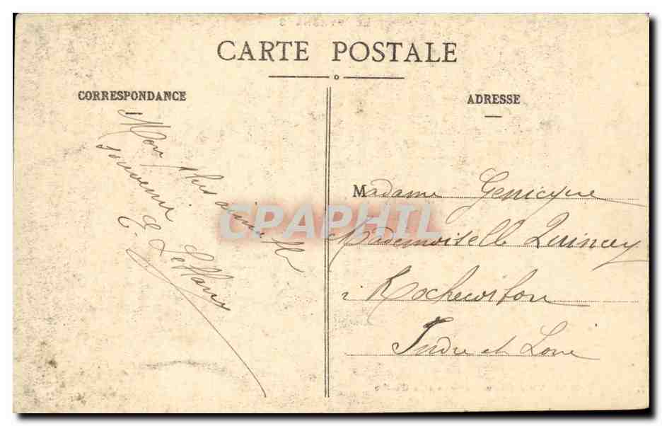 CPA Luz Saint Sauveur Vue generale et le gouffre — Back