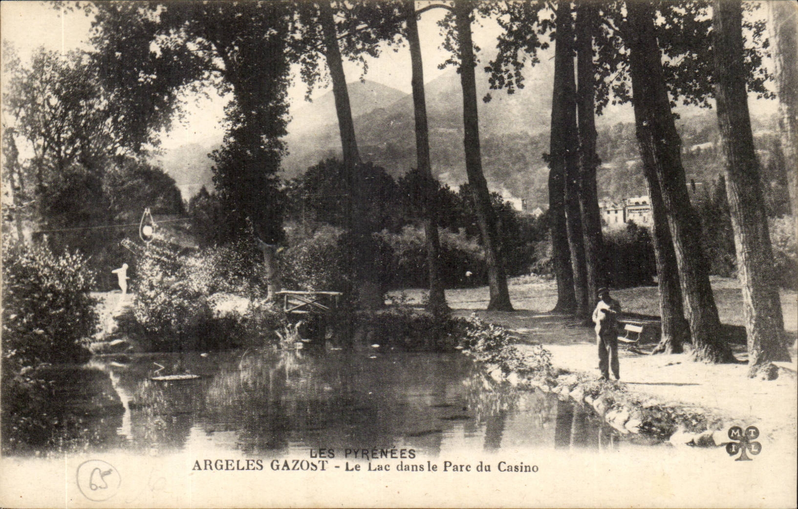 Argeles-Gazost - Le Lac dans le Parc du Casino — M.T. imp. Lainog's