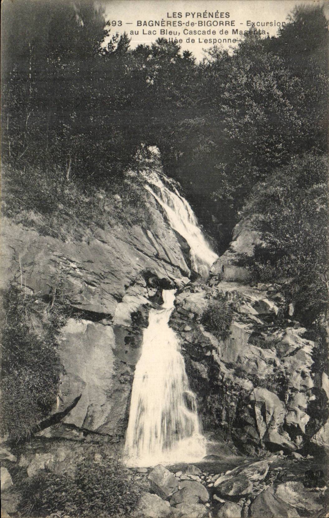 Bagneres de Bigorre CPA Excursion au lac Bleu Cascade de Magenta