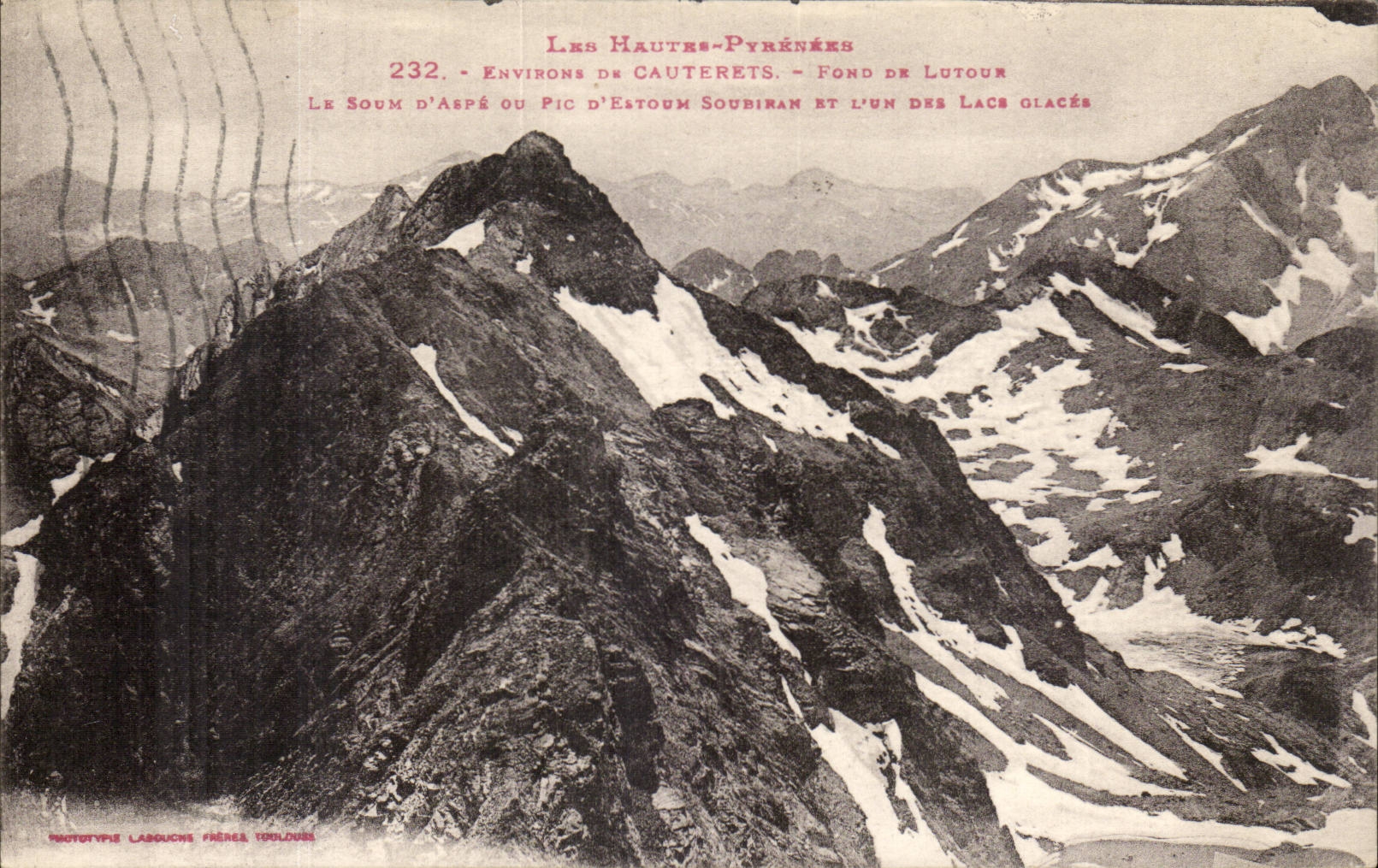 Les Hautes-Pyrénées — Environ de Cauterets, Fond de Lutour — Phototype Labouchs Frères Toulouse, n°232