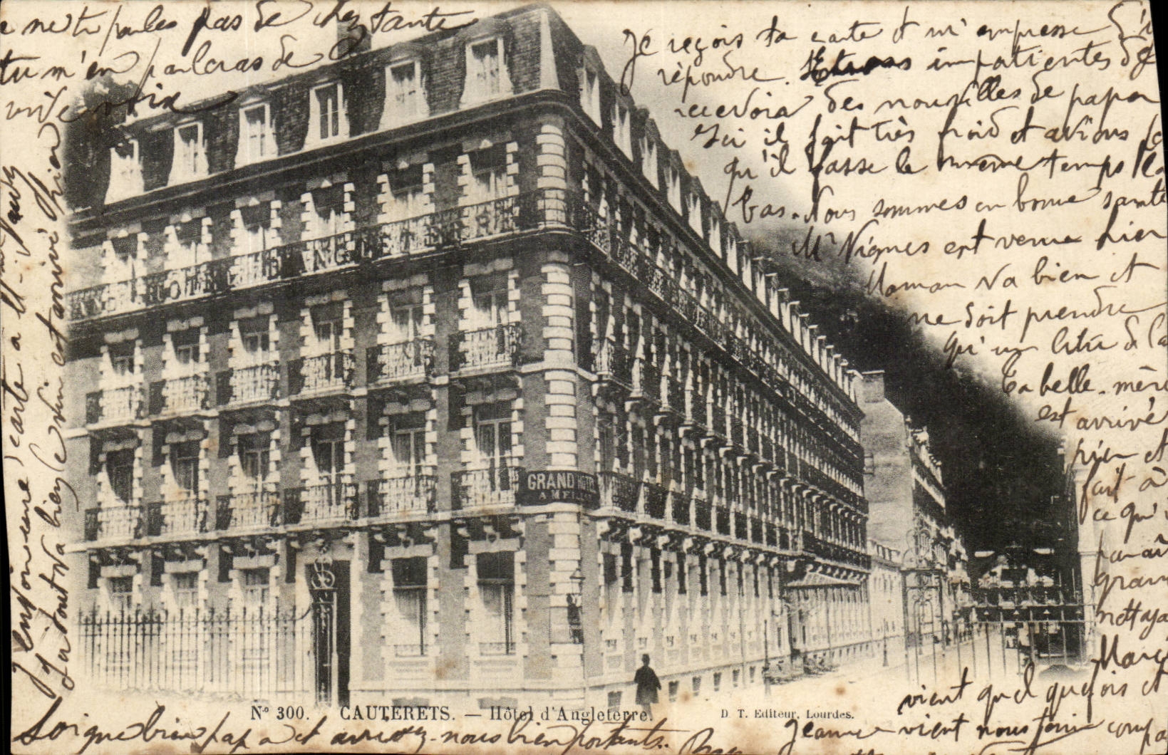 Cauterets — Hôtel d'Angleterre — D. T. Editeur, Lourdes