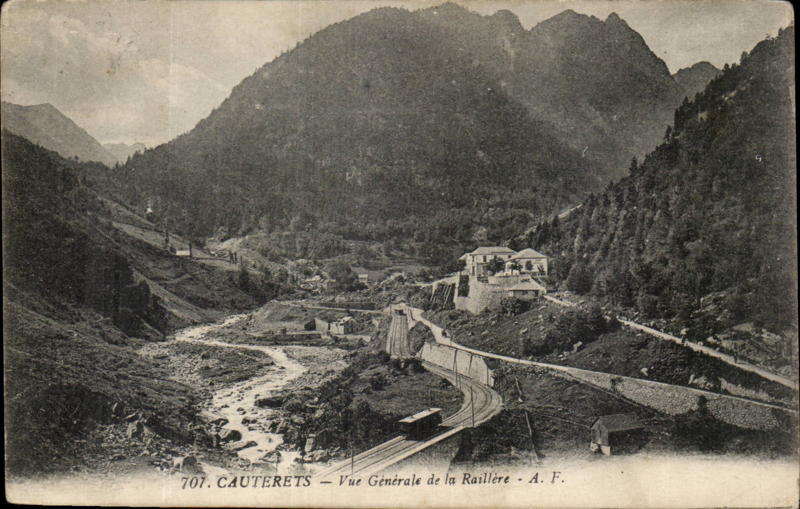 Cauterets - Vue Generale et La Raillere - CPA 