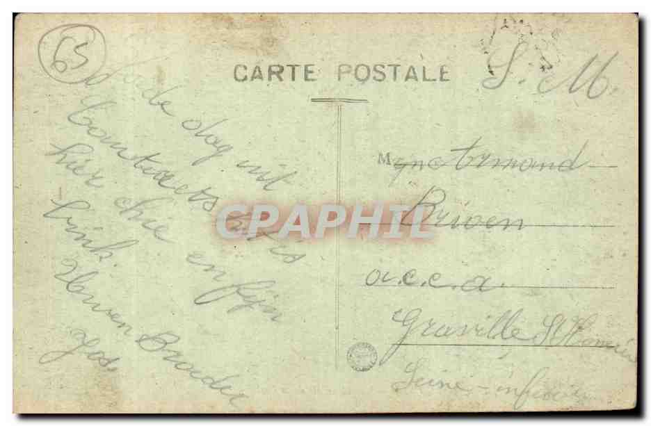 Cauterets - Vue Generale et La Raillere - CPA  — Rückseite