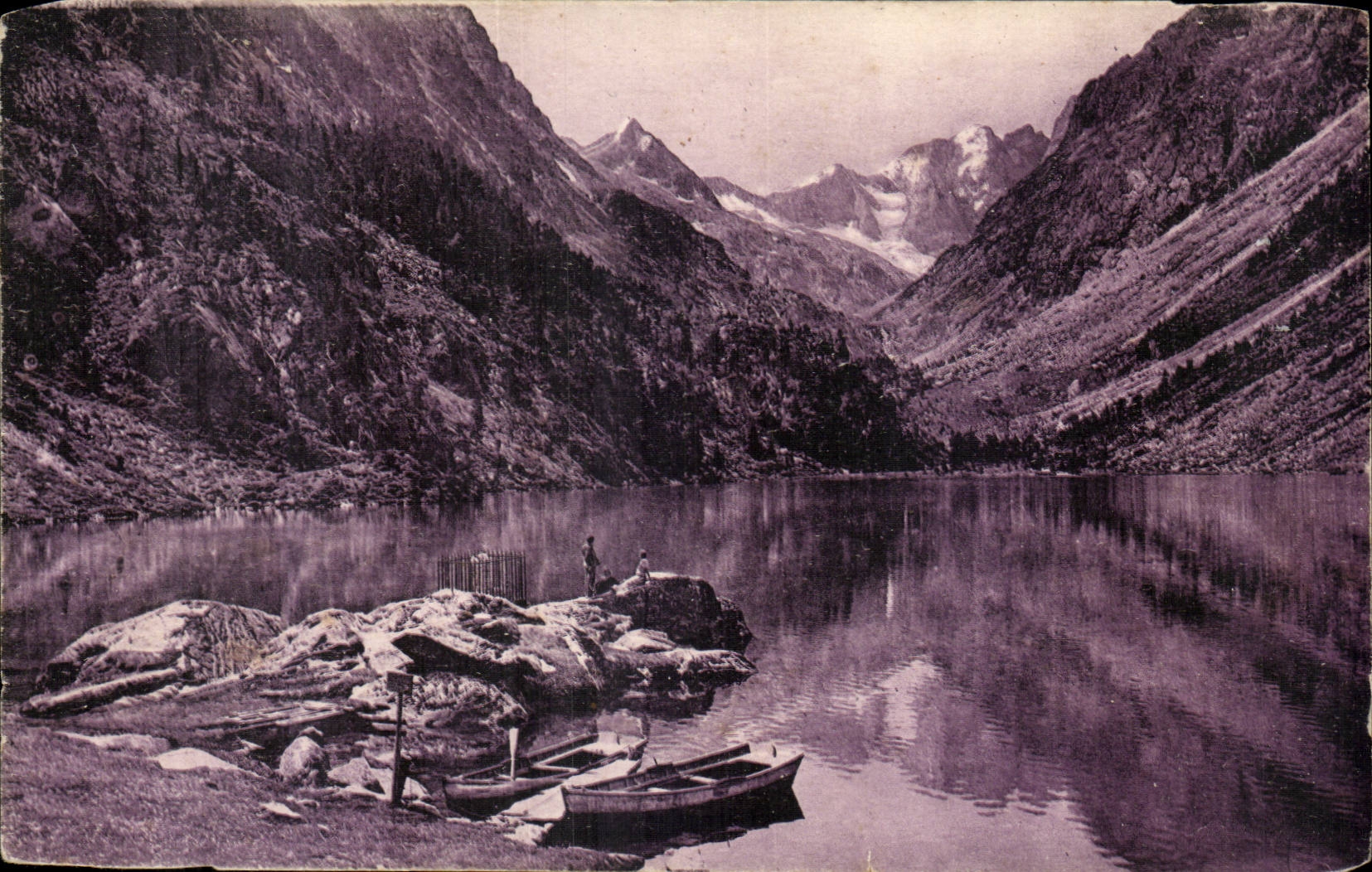 Lac de Gaube — Cauterets (alt. 1800 m) — Édition Galeries Cauterets - Lourdes, n° 134 bis