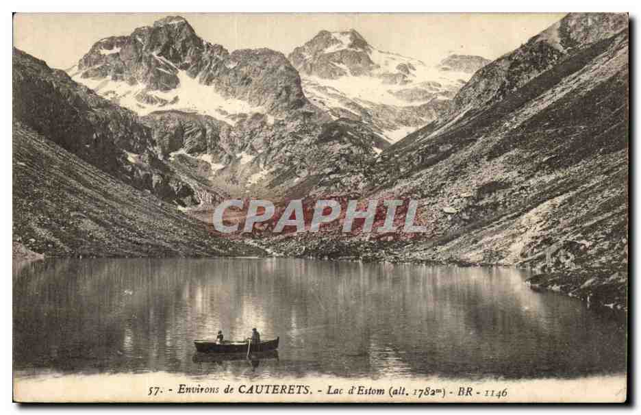 Cauterets - Le Lac d'Estom alt 1782 - CPA 