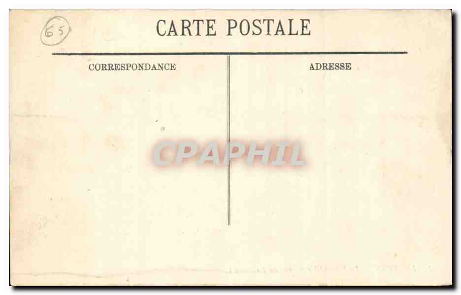 Lourdes - Le Funiculaire du Pic de Jer CPA  — Rückseite