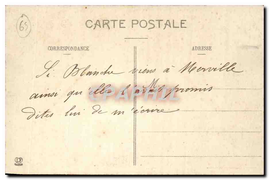 Capvern cPA Les etablissements — Rückseite