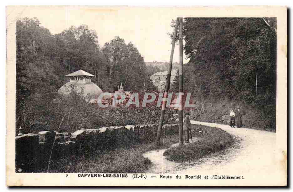 Capvern cPA Route du Bouride et l'etablissement