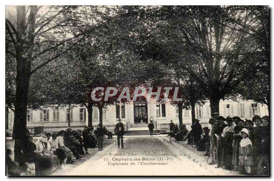 Capvern-les-Bains (H.-Py) — Esplanade de l'Établissement — T. L. & C. Toulouse
