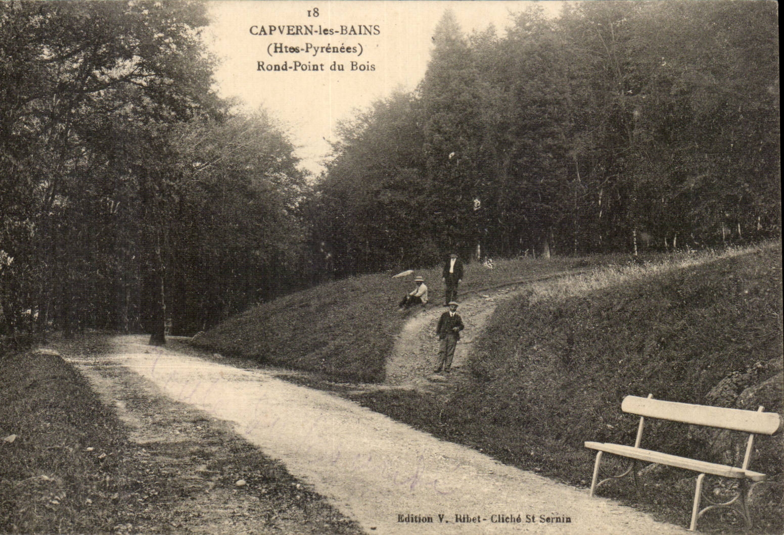Capvern-les-Bains — Rond-Point du Bois — Édition V. Rihet - Cliché St Sernin