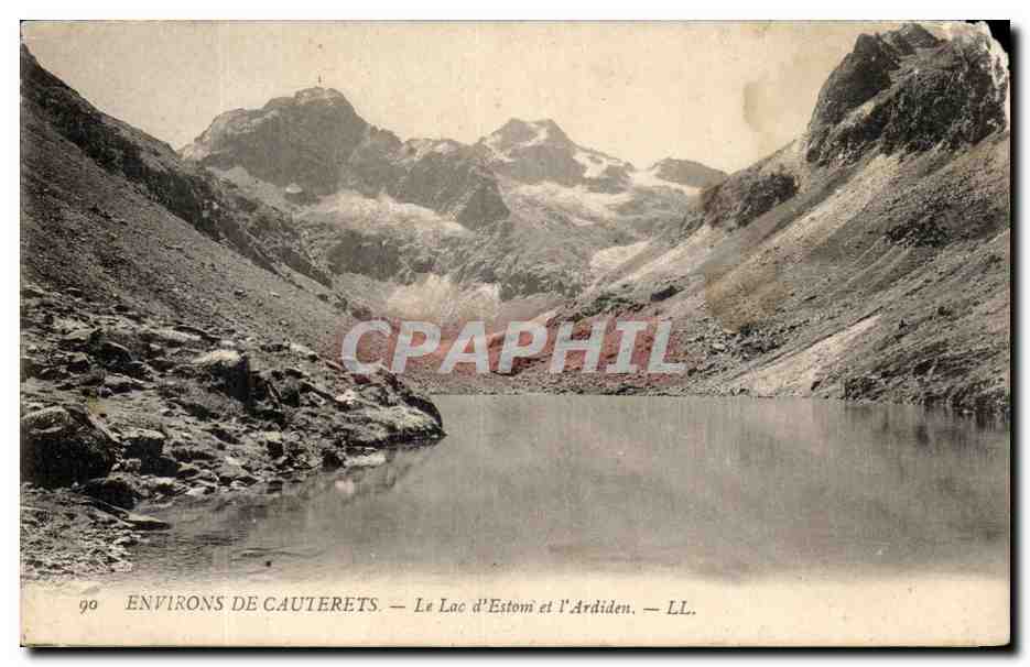 Environs de Cauterets — Le Lac d'Estom et l'Ardiden — LL.