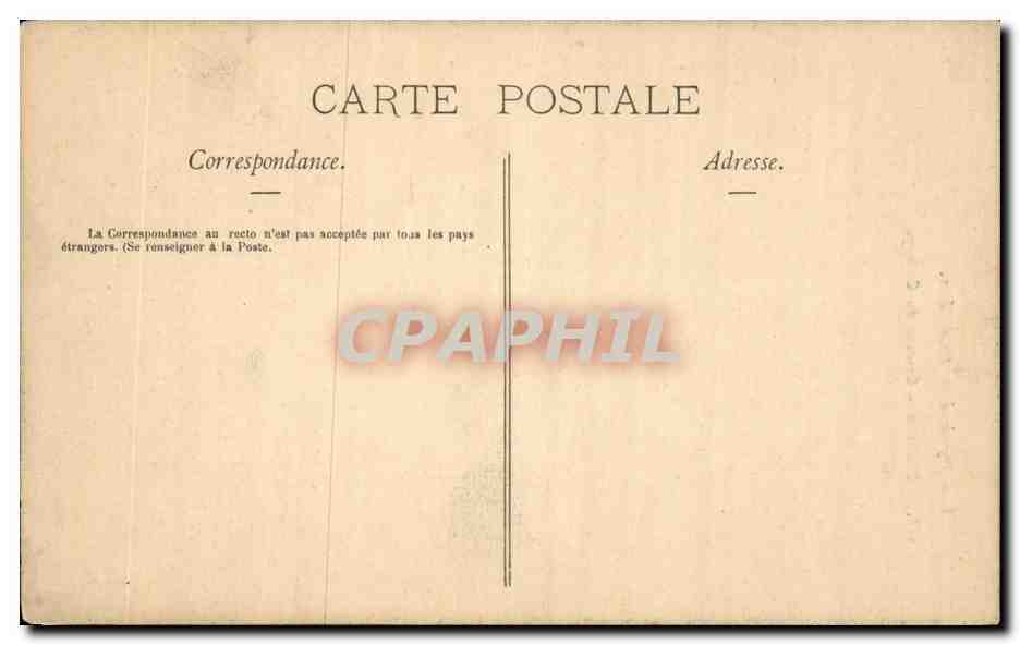 Cauterets — Wasserfall Cerisey — Illustrierte Pyrenäen n°123 — Rückseite