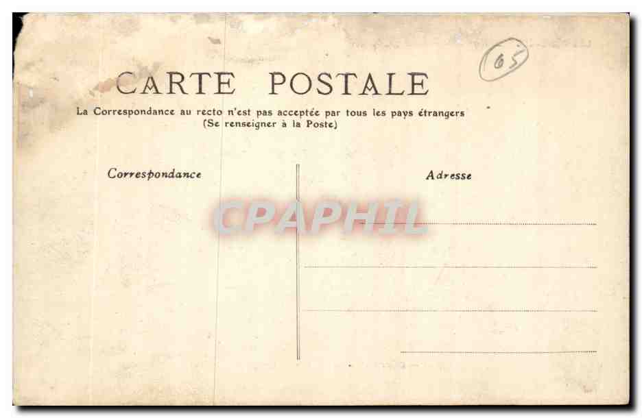 Gavarnie — Le Pont de Neige — Éditeur Les Pyrénées, n° 710 — Rückseite