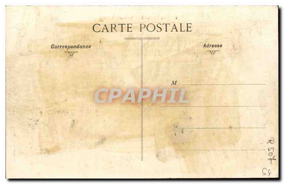 Cauterets — Lac de Gaube — Édition A. Ducasse, Cauterets — Achterkant