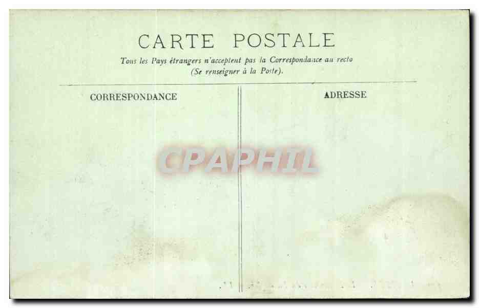 CPA Lourdes le funiculaire du Pic du Jer — Verso