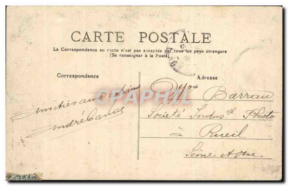 Cauterets — Cascade du Cerisey — éditeur non identifié, n° 8 — Reverso