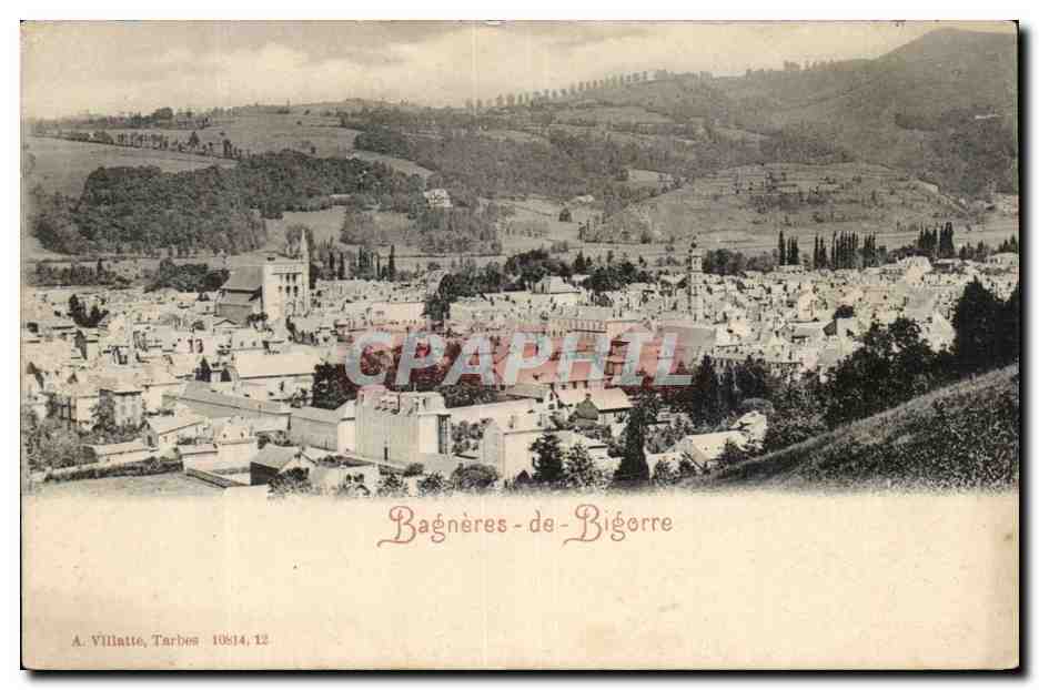 Bagnères-de-Bigorre — vue panoramique — A. Villatte, Tarbes, n°10514