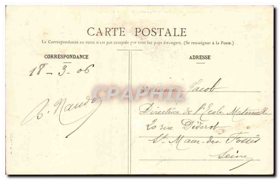 CPA Creye vous que j'ai vole Mouton Paysans Folklore TOP — Rückseite