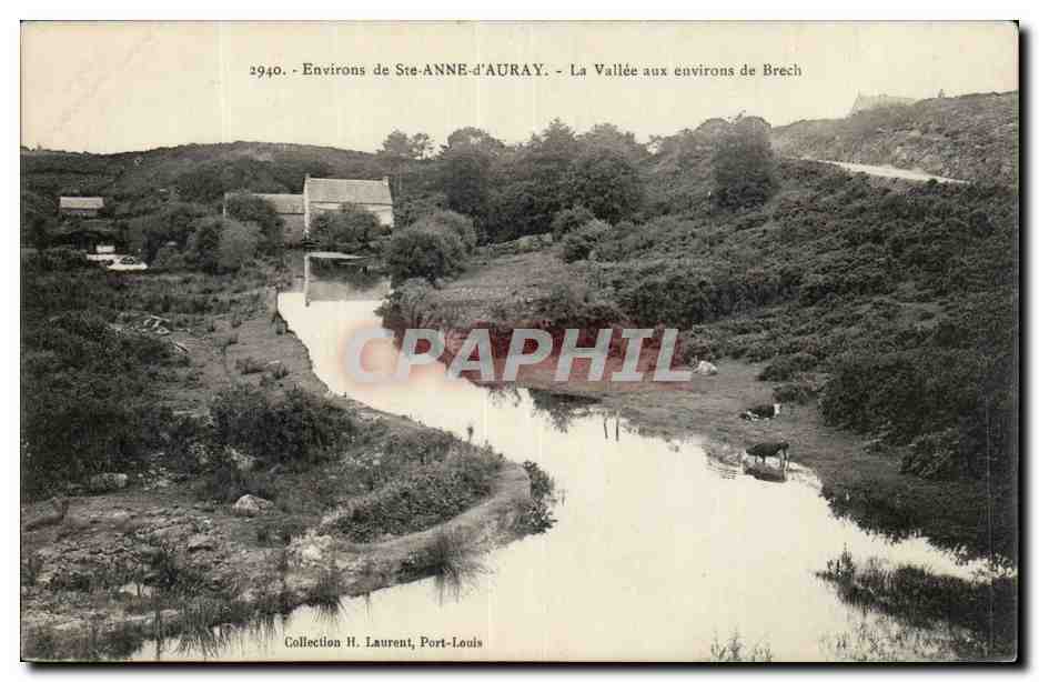 Environs de Saint Anne d'Auvray CPA La vallee aux environs de Brech