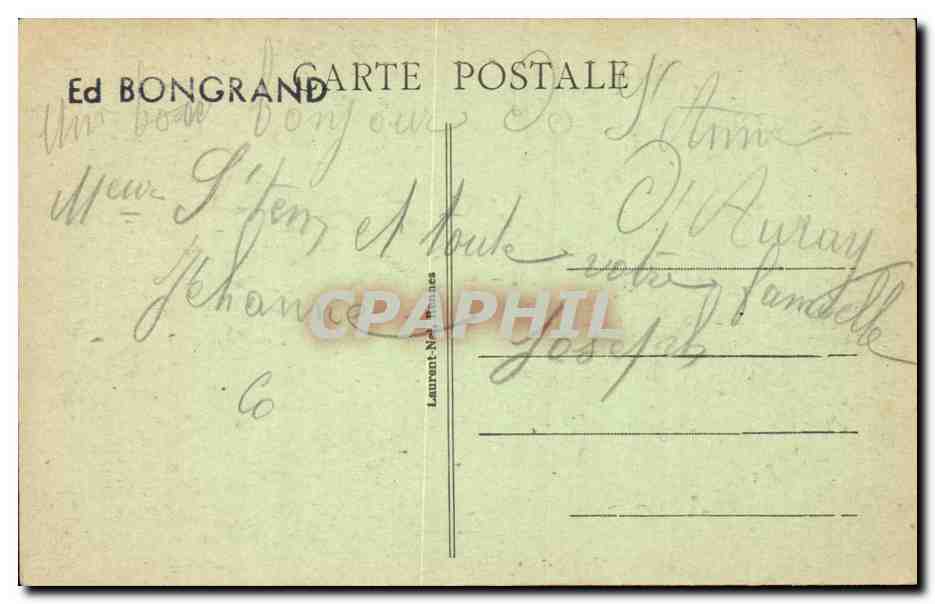 Saint Anne d'Auvray CPA Souvenir — Verso