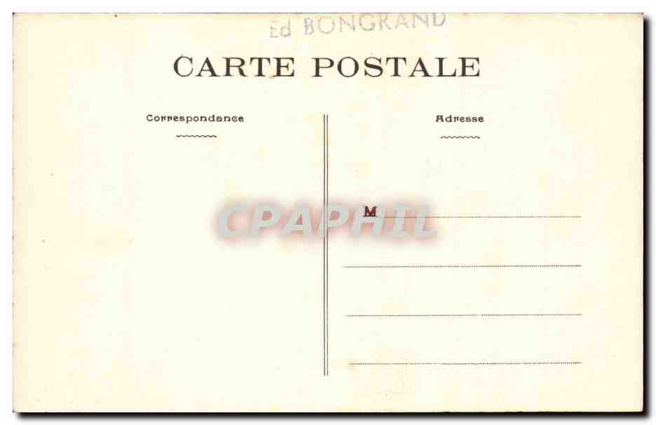 Sainte Anne d'Auray CPA Le calvaire et cour interieure du cloitre — Verso