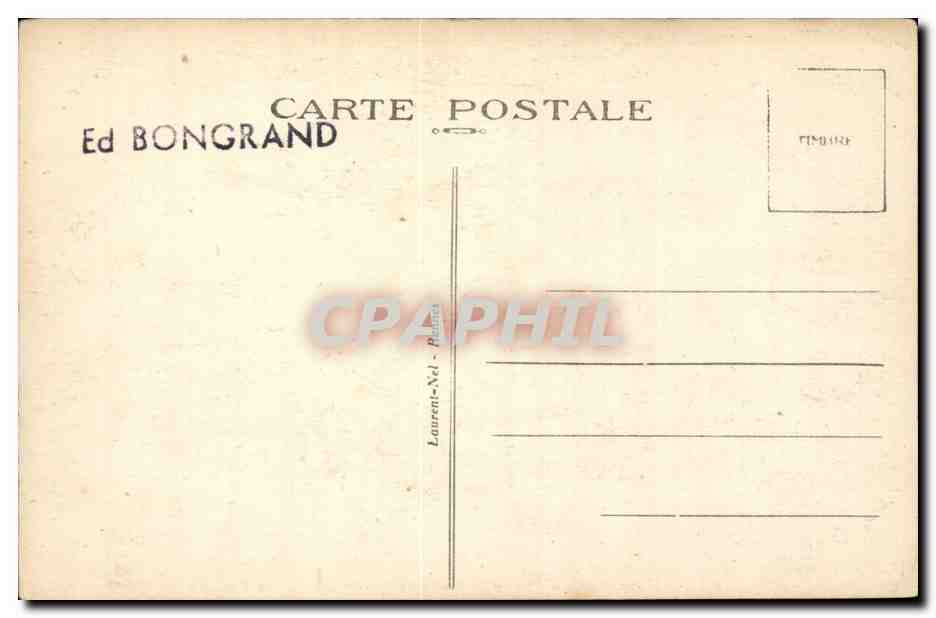 Sainte Anne d'Auray CPA Route de la gare hotel de France  — Verso