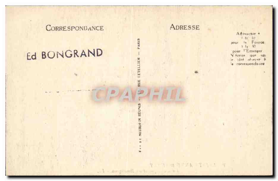 Sainte Anne d'Auray CPA La basilique et les boutiques — Verso