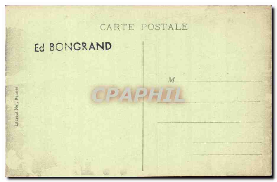 Ste-ANNE-d'AURAY — Une Procession — Ed. BONGRAND, Laurent N° 55 — Verso