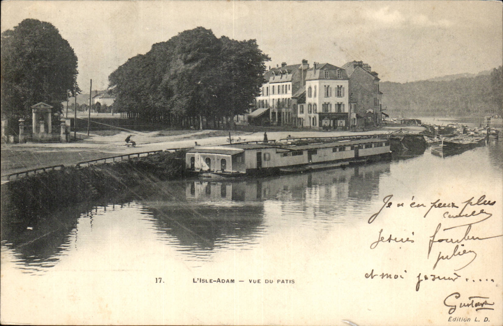 l'isle Adam CPA Vue du PAtis 