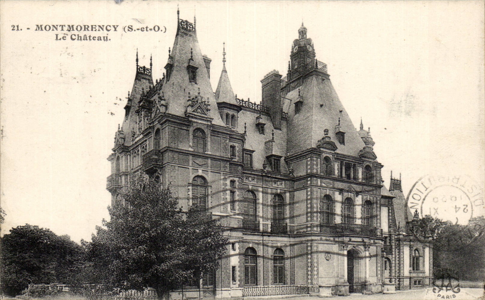 Montmorency (S.-et-O.) — Le Château — Distribution Paris