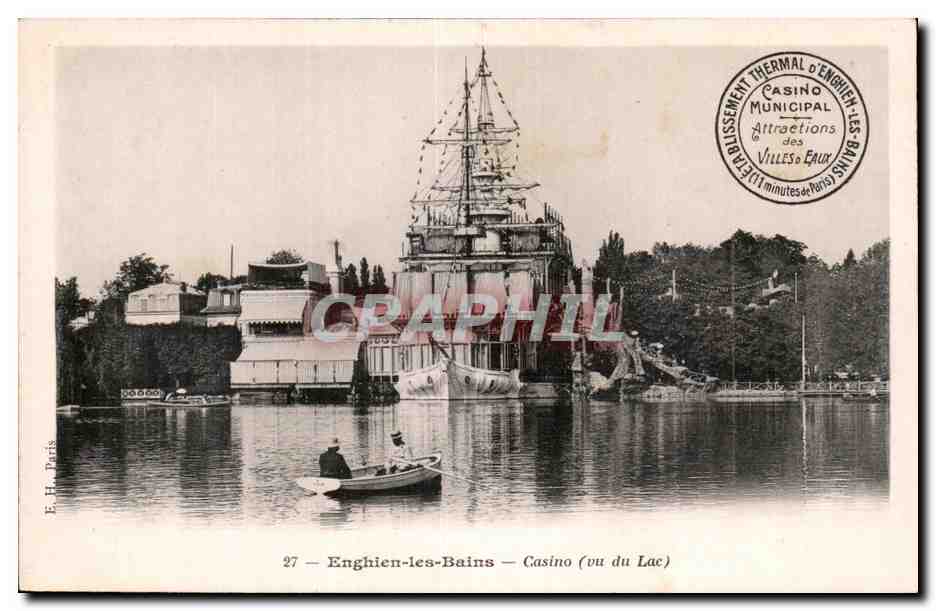 Enghien les Bains CPA Casino (vu du lac)