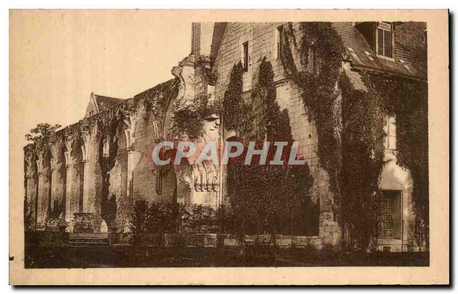 Abbaye de Royaumont CPA Asnieres sur Oise Ruines de l'abbatiale et maison des hotes